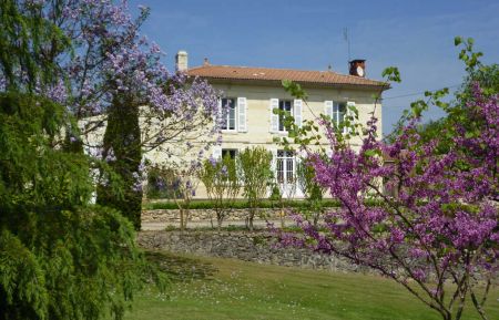 G&icirc;te n&deg;G3186 Faleyras - Gironde - fa&ccedil;ade du g&icirc;te depuis la route