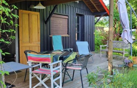 G&icirc;te n&deg;G2289 Le Teich - Gironde - Terrasse semi couverte