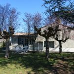 le parc devant le gite